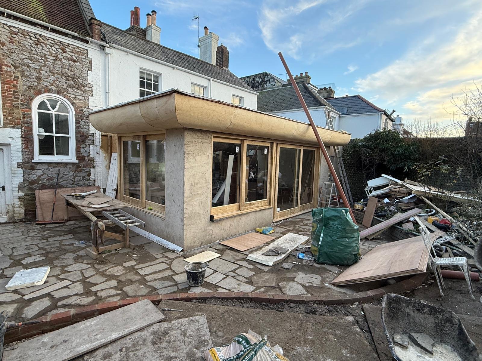 Bay window structural repair on a London Victorian home